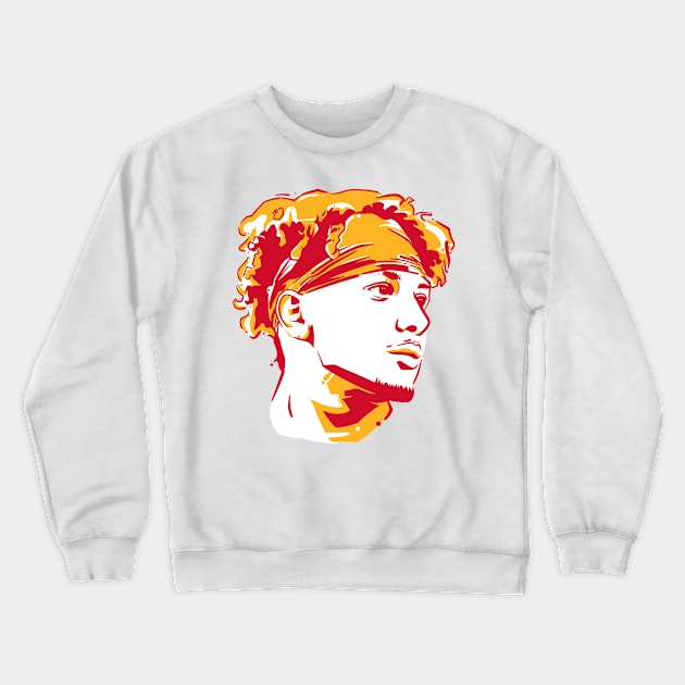 Mahomes Art Crewneck Sweatshirt by pentaShop